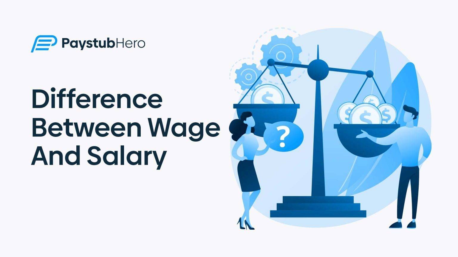 Difference Between Wage And Salary Paystub Hero