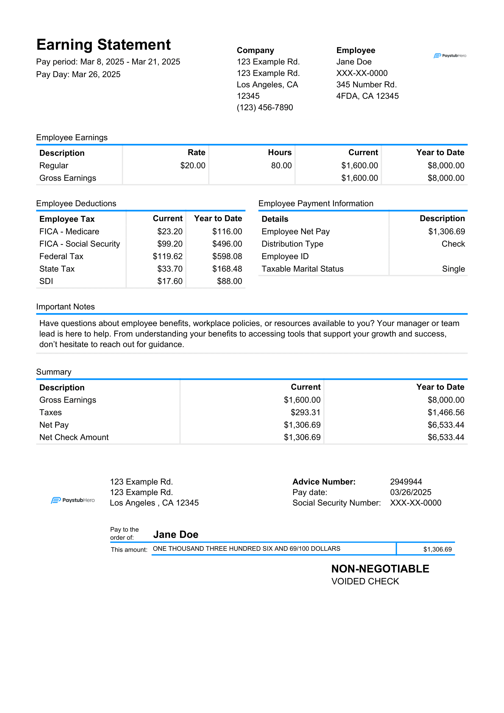 Paystub 2-1