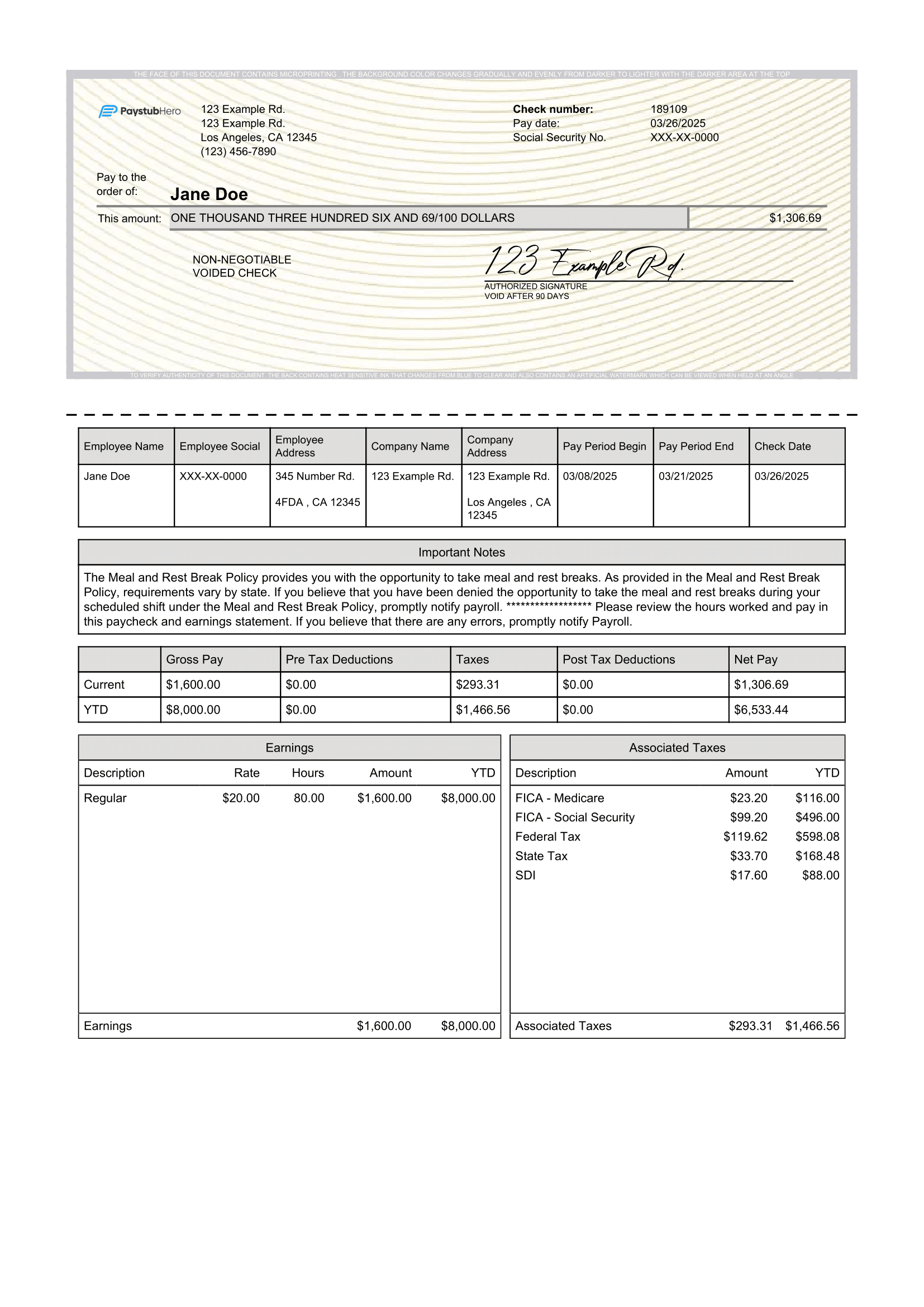 Paystub 3-1