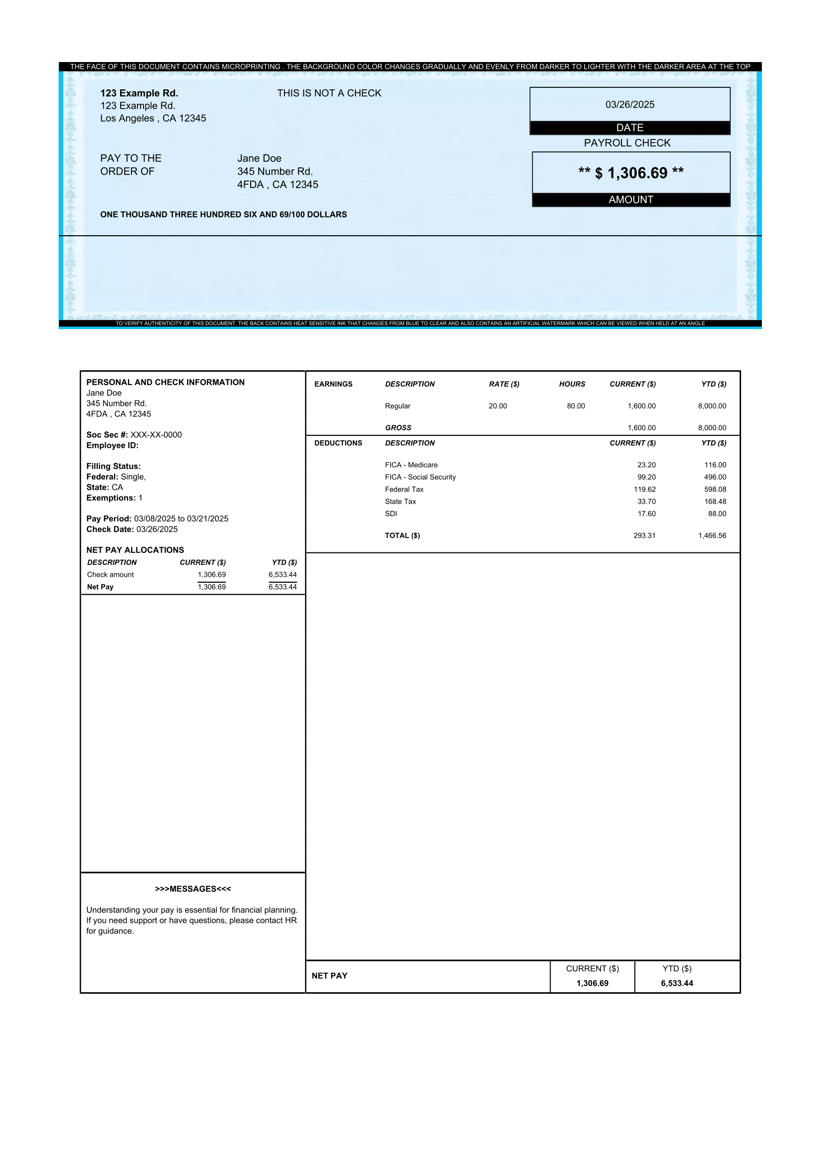 Paystub 6-1