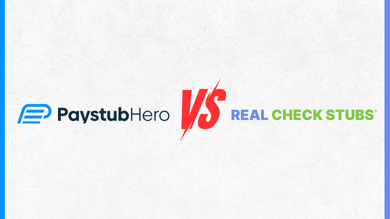Real Check Stubs paystub template